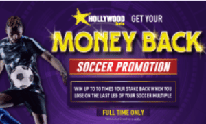 Hollywoodbets Win Up to 10 Times Your Stake Back
