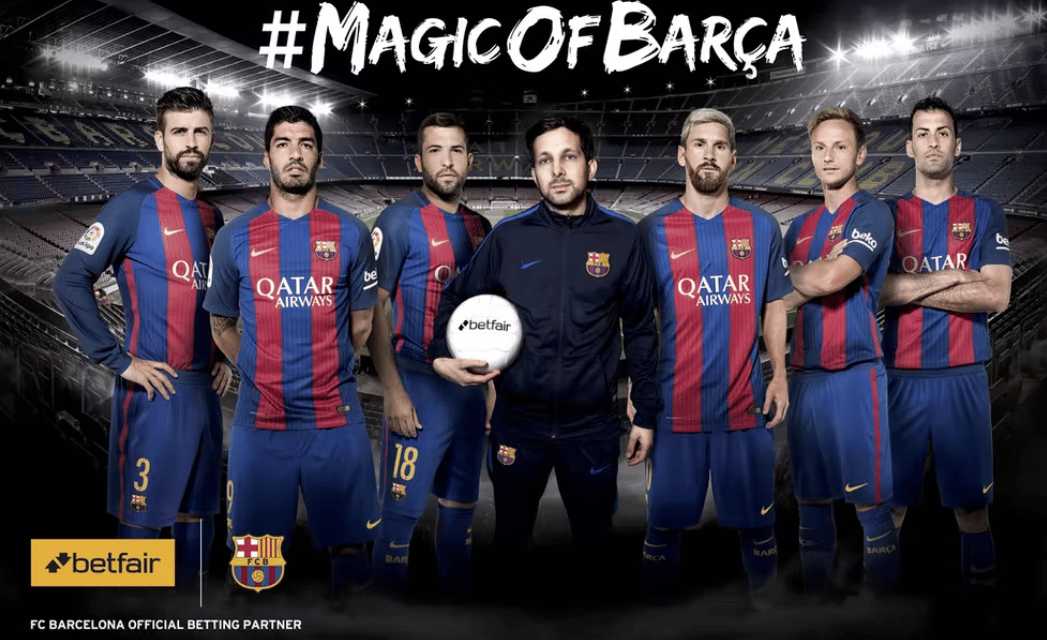 On July 14, 2016, Betfair became the Official Betting Partner of Barcelona FC