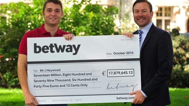 Lucky British solider, Jon Heywood, hit the Mega Moolah online slot jacpot at Betway and won the equivalent of 42,546,277,062 Tanzanian Shilling (€17.9 million), the biggest jackpot ever. The world record was confirmed by the prestigious Guinness World Records organisation following a rigorous approval process.