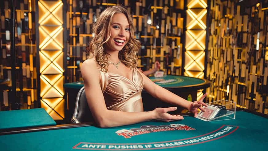 Live Dealer Poker games are one of the many attractions at Jackpot City Casino New Zealand.