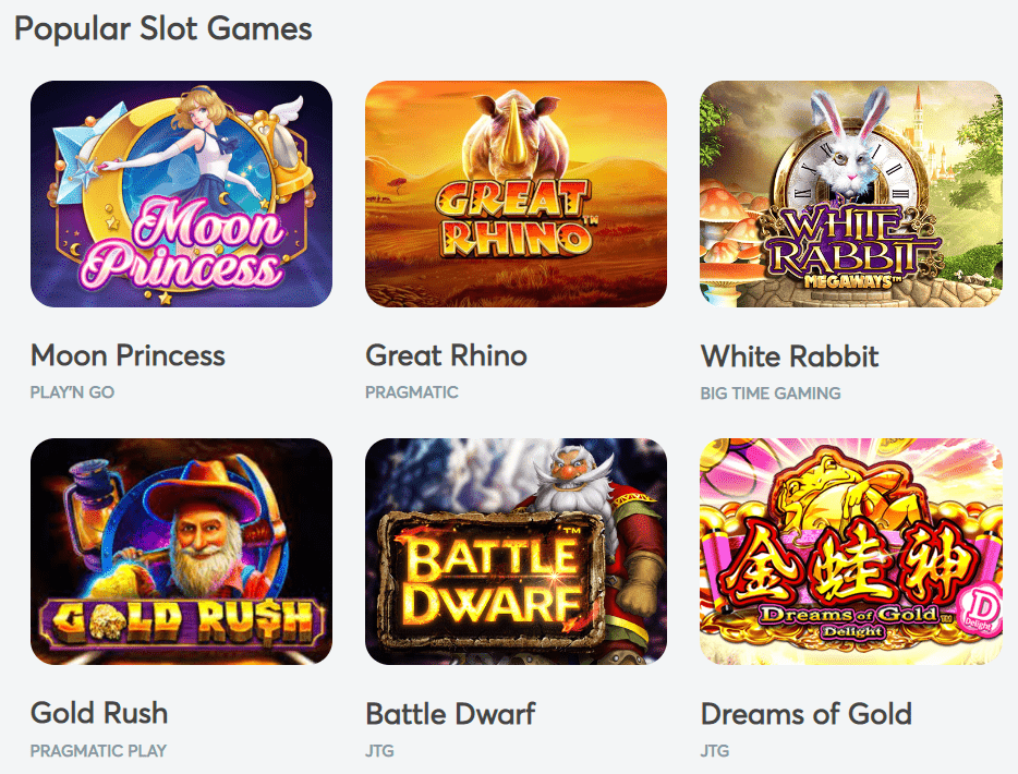 Our Bitcasino Review revealed and extensive lineup of great games including many interactive BTC slot games.