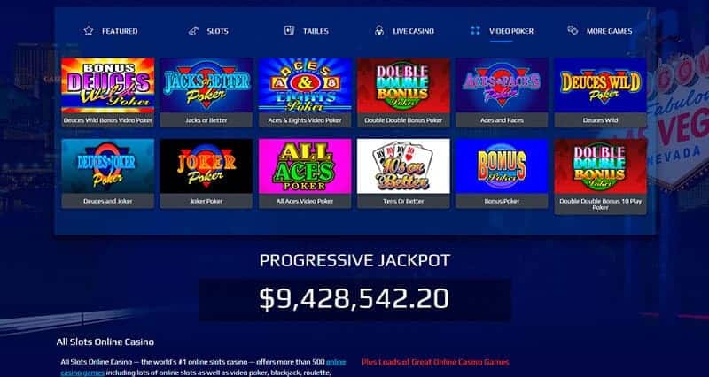 The All Slots Casino Canada platform is shock-full with interacticve games and specializes in offering the widest selection of slot machines on earth.
