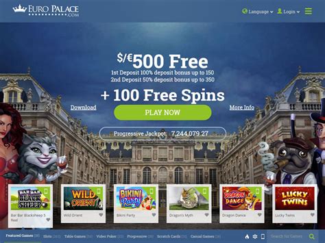 The Euro Palace Mobile Online Casino is jam-packed with games, 500+ and counting, with the most complete selection of virtual slot machines.