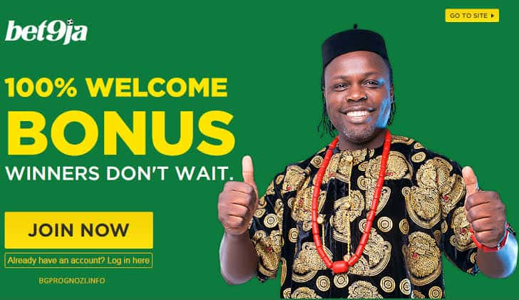 The Bet9ja 100% Welcome Bonus is the operator's feature Promo Code. You can click on the banner above to redeem it instantly.
