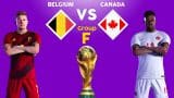belgium v canada world cup 2022
